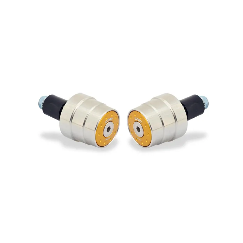 Cnc Racing Contrappesi manubrio INOX BI-COLOR oro- Economico