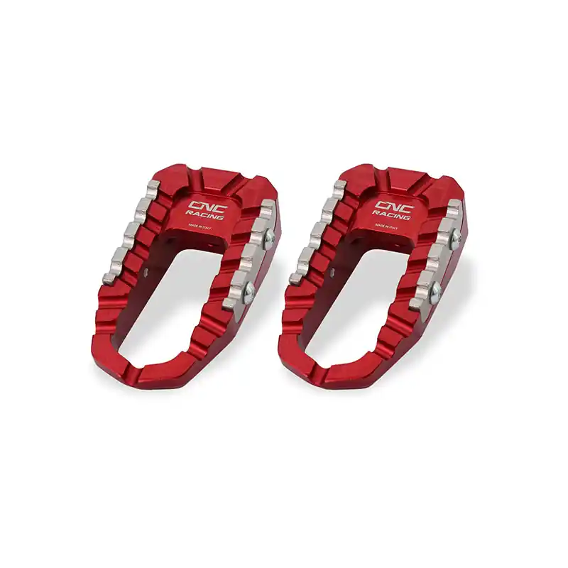 Must-Have Pedane CNC Racing PEP05 Touring Passeggero rosso-