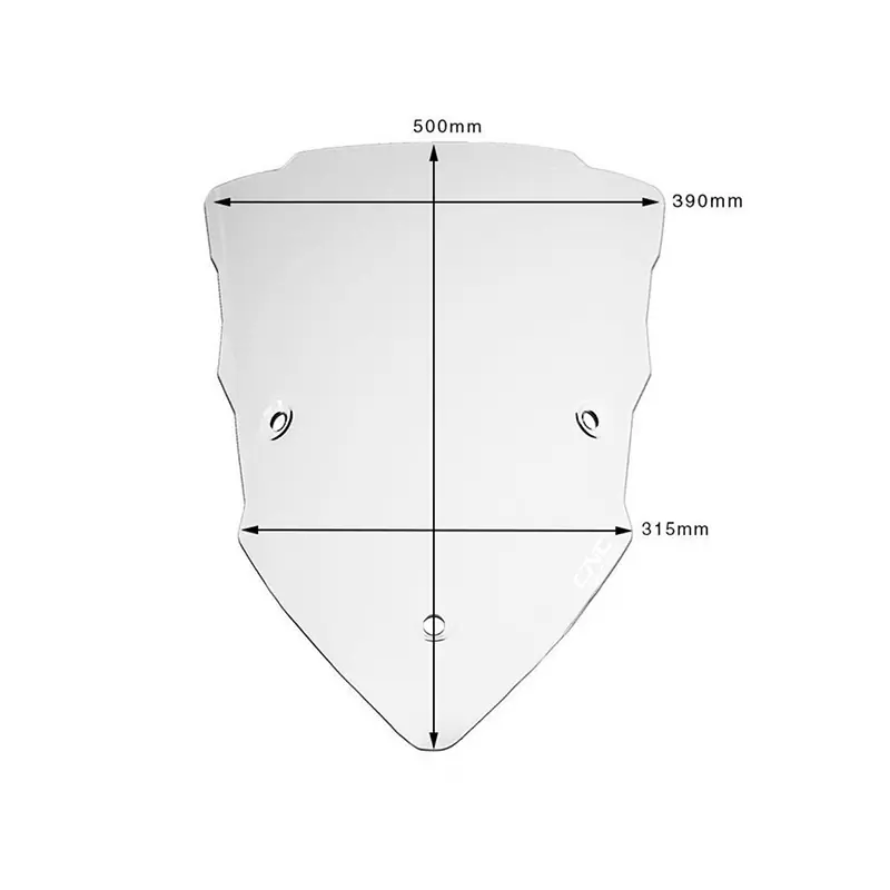 Spedito Oggi Cupolino CNC Racing Touring Multistrada chiaro-