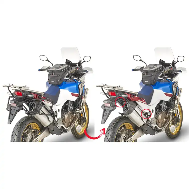 Novità Portavaligie Laterale Givi PLR1161 Africa Twin-