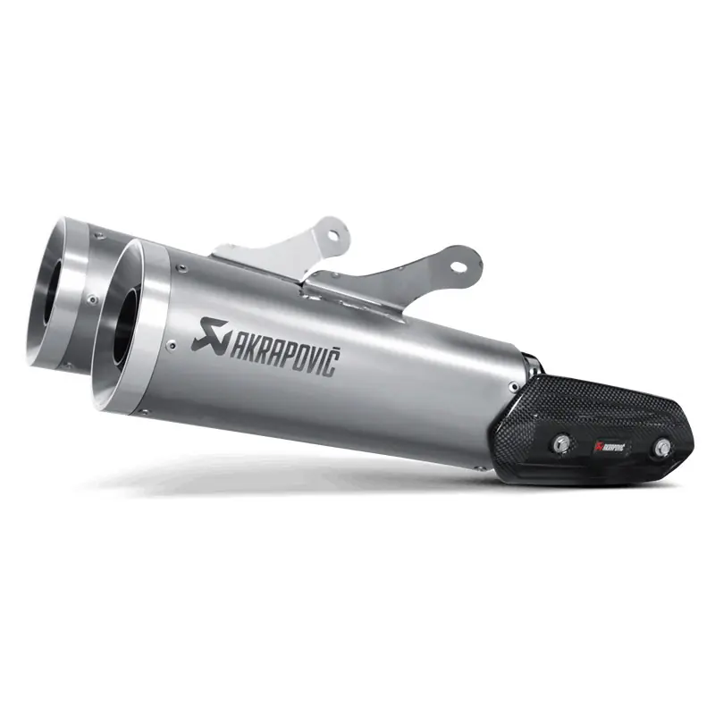 Pagamento Sicuro Coppia Akrapovic Slip On Titanio Omologati V Max-