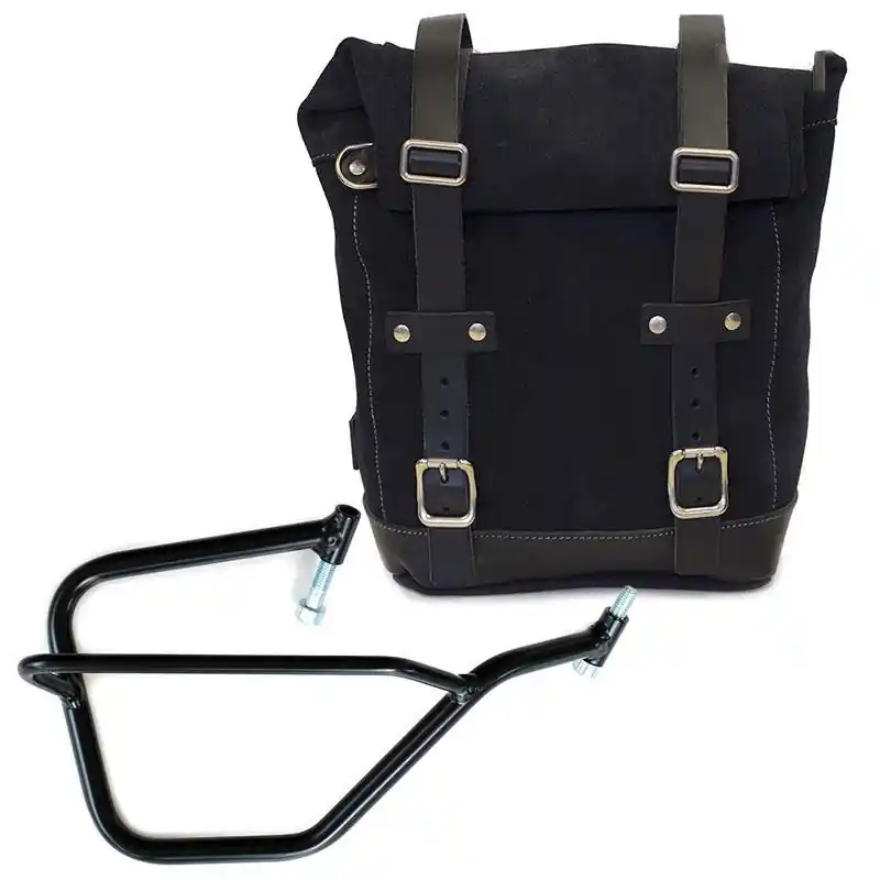 Borsa in Cuoio+Telaio DX Unit Garage nero- Nuovo Arrivo
