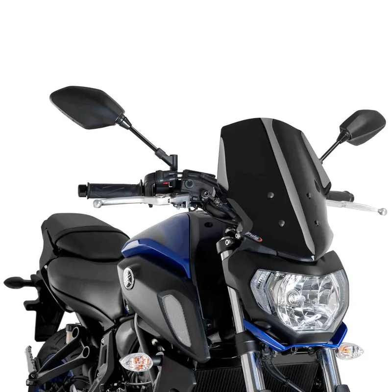 Spedito Oggi Cupolino Puig NG Touring Nero Yamaha MT 07-