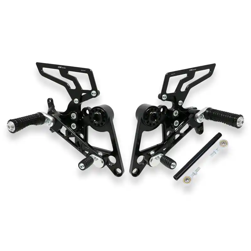 Prezzo Di Fabbrica Pedane Cnc Racing Ducati Hypermotard nero-
