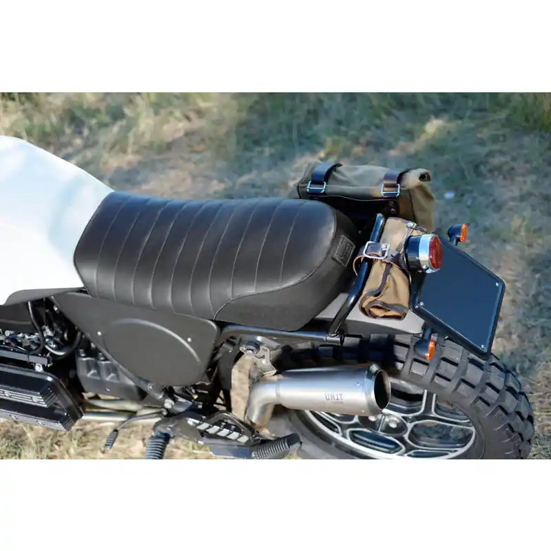 Affare Unit Garage Sella Cuoio Nera, Canvas UG-1802BLS-