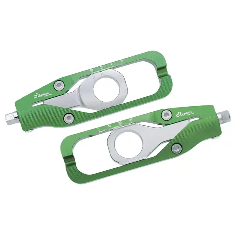 Tenditori Catena Lightech TEKA004 Kawasaki verde- Soddisfatti O Rimborsati