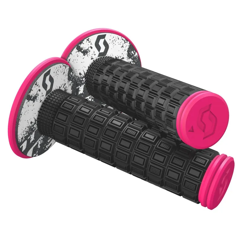 Spedizione Gratuita Manopole SCOTT Mellow nere rosa-