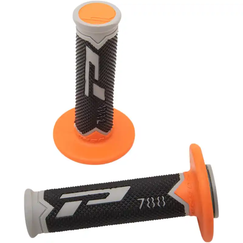 Sconto Manopole Progrip 788 TD Closed End grigio arancio nero-