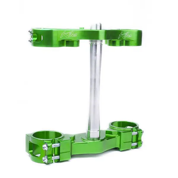Piastre forcella Kite KAWASAKI KXF 250-450 13/16 Verde- Ultimissimo Modello
