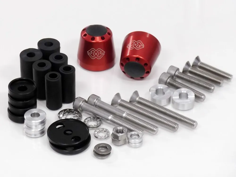 COPPIA CONTRAPPESI MANUBRIO CONE ERGAL GILLES TOOLING DUCATI PANIGALE 959 2016-2019- Spedizione Gratuita