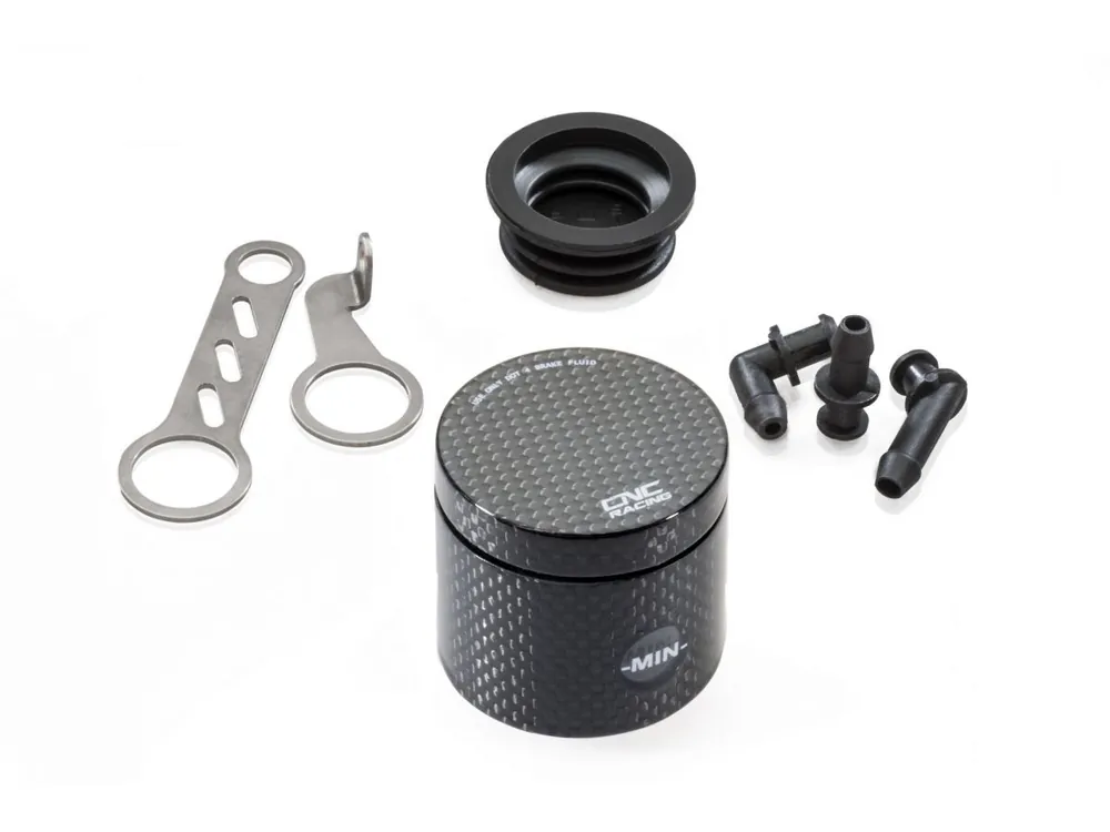 SERBATOIO FRENO ANTERIORE 25ML CARBONIO CNC RACING DUCATI ST4 1999-05- Quantità Limitata