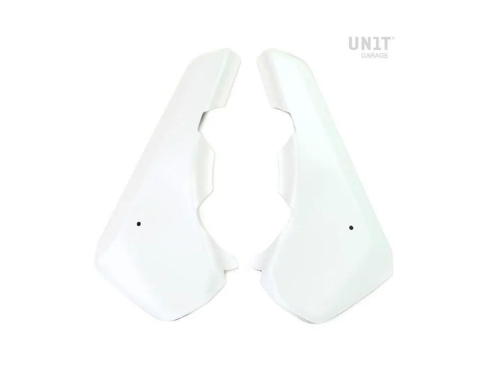 COPPIA FIANCHETTI LATERALI UNIT GARAGE DUCATI DESERT X / RALLY 2022-2024- Ultime Pezzi
