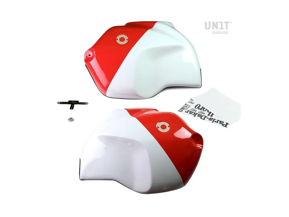 Compra Adesso COVER SERBATOIO ALPINA WHITE/RED UNIT GARAGE BMW R 1200 GS / ADV 2004-2007-