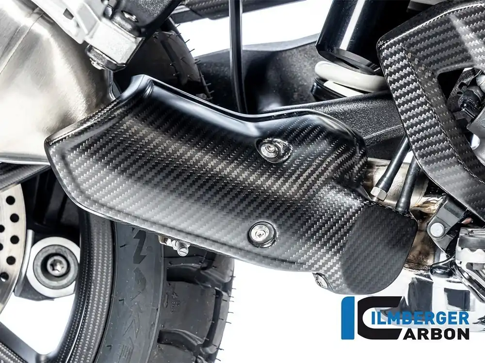 Prezzo Basso PROTEZIONE TERMINALE CARBONIO OPACO ILMBERGER BMW R 1300 GS / ADV 2023-2025-