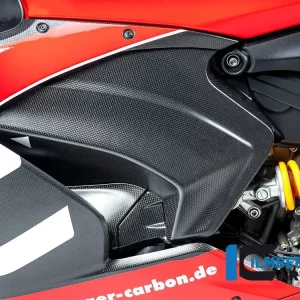 COVER TELAIO SINISTRA CARBONIO LUCIDO ILMBERGER DUCATI PANIGALE V2 2020-2024- Ultimissimo Modello