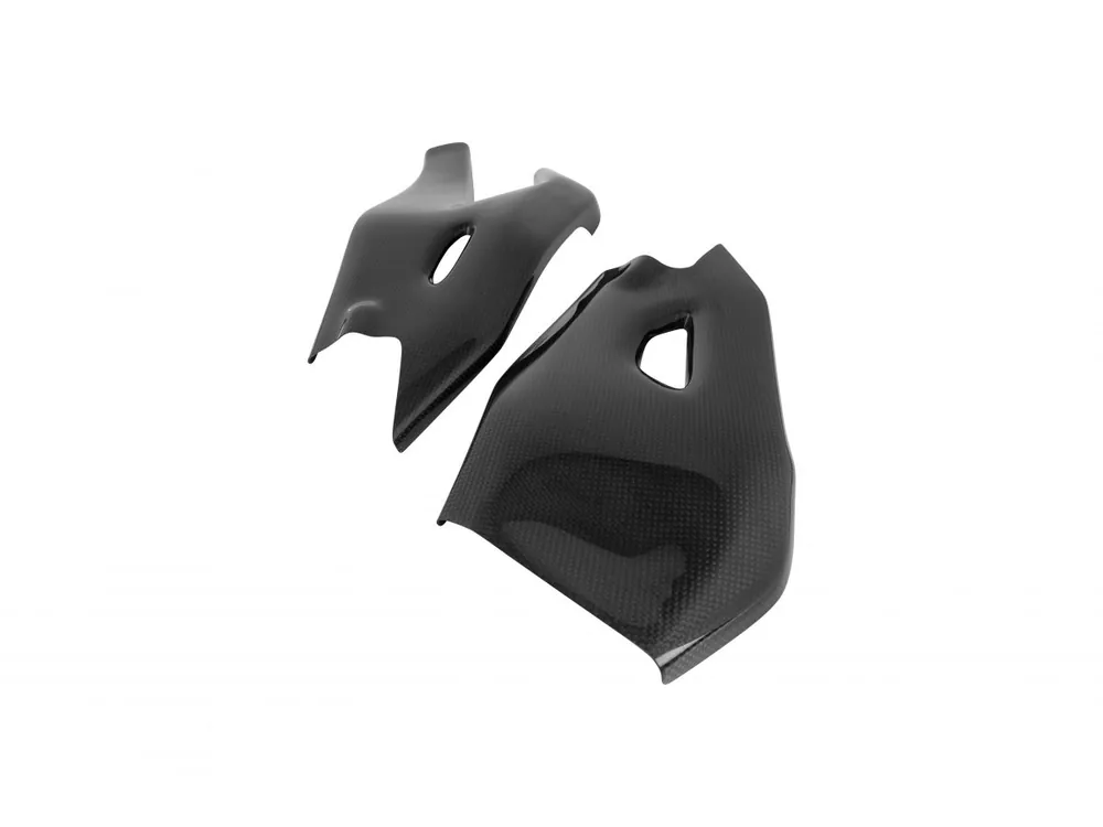 Spedizione Gratuita COPPIA PROTEZIONI FORCELLONE CARBONIO LIGHTECH YAMAHA R1 / M 2015-2025-