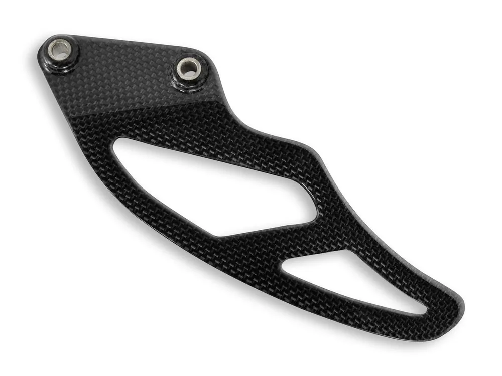 PARACATENA CARBONIO LUCIDO DBK TRIUMPH STREET TRIPLE 765 S / R / RS 2017-2024- Quantità Limitata