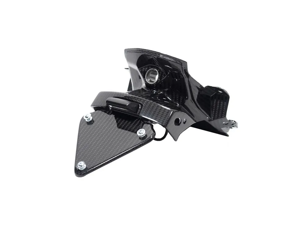 SUPPORTO PORTA TARGA CARBONIO ILMBERGER BMW S 1000 XR 2020-2024- Nuova Collezione