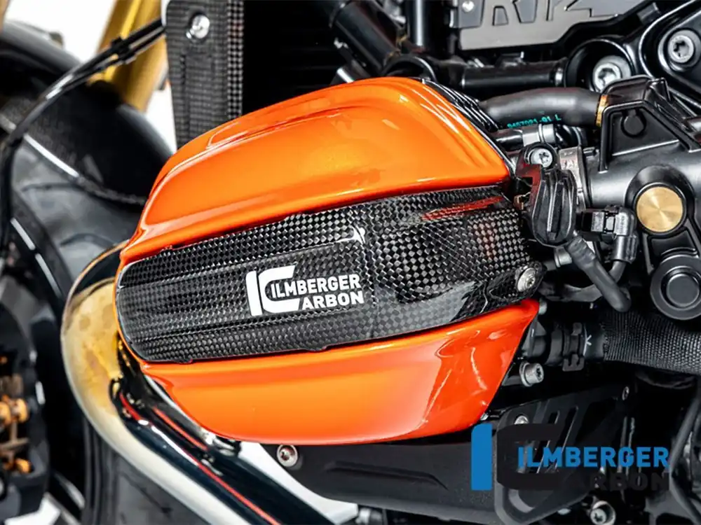 Consegna Rapida INSERTO COVER TESTATA SINISTRA CARBONIO LUCIDO ILMBERGER BMW R12 NINET 2024-