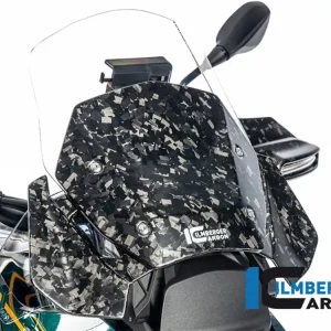 DEFLETTORE ANTIVENTO SINISTRO BLACK DIAMOND CARBON OPACO ILMBERGER BMW R 1300 GS / ADV 2023-2025- Offerta Del Giorno