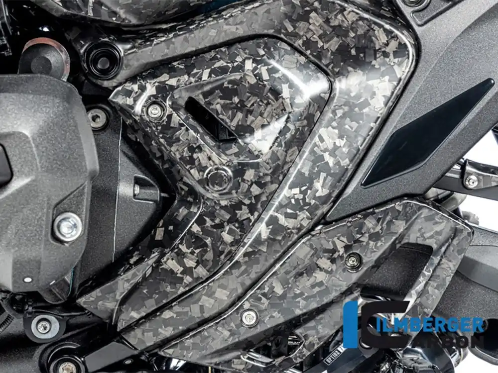 Occasione COVER TELAIO TRIANGOLO SX BLACK DIAMOND CARBON OPACO ILMBERGER BMW R 1300 GS / ADV 2023-2025-