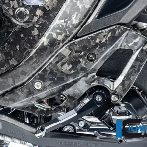 Pagamento Sicuro PROTEZIONE POGGIAPIEDI SX BLACK DIAMOND CARBON OPACO ILMBERGER BMW R 1300 GS 2023-2025-