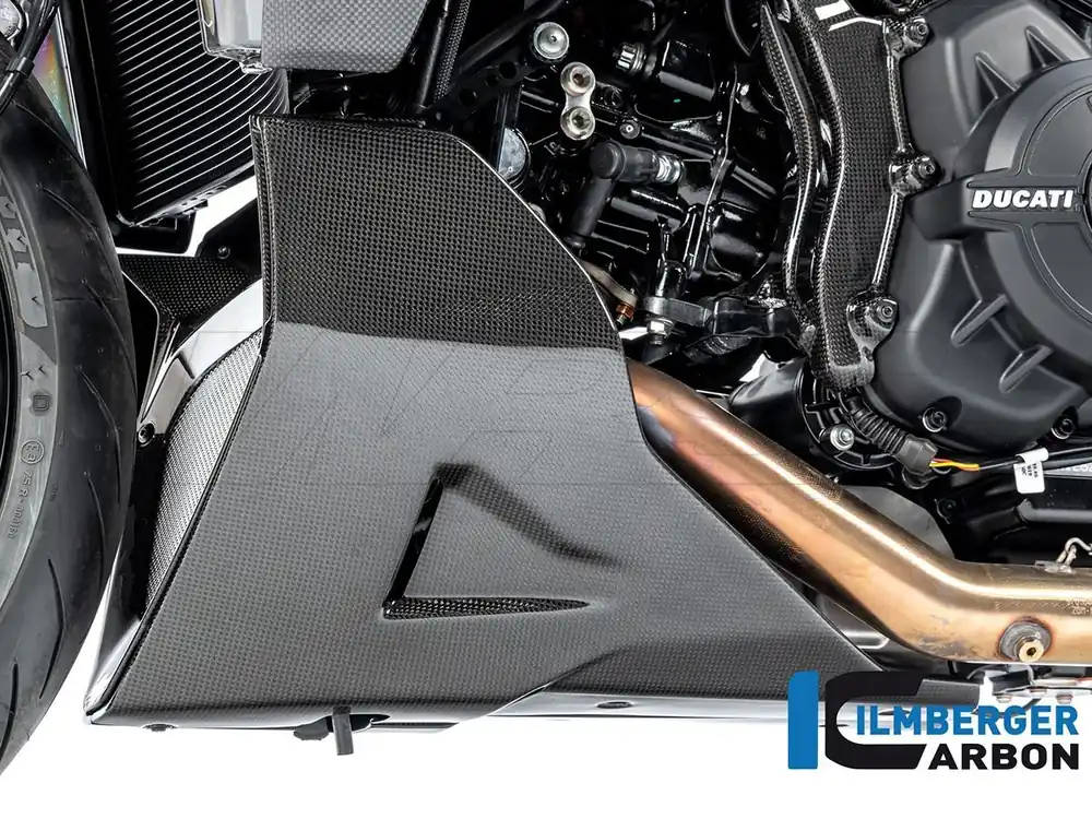 Occasione Imperdibile VASCA INFERIORE SINISTRA CARBONIO OPACO ILMBERGER DUCATI DIAVEL 1260 2019-2022-