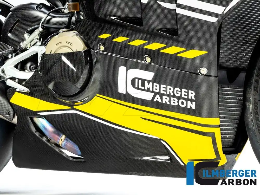 Nuovo Arrivo VASCA INFERIORE RACING CARBONIO LUCIDO ILMBERGER DUCATI PANIGALE V4R 19-22 (AKRA)-