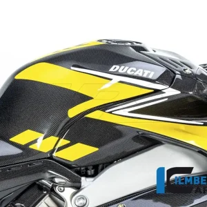 CARENA LATERALE RACING DX CARBONIO LUCIDO ILMBERGER DUCATI PANIGALE V4 R 19-22- Spedizione Espresso