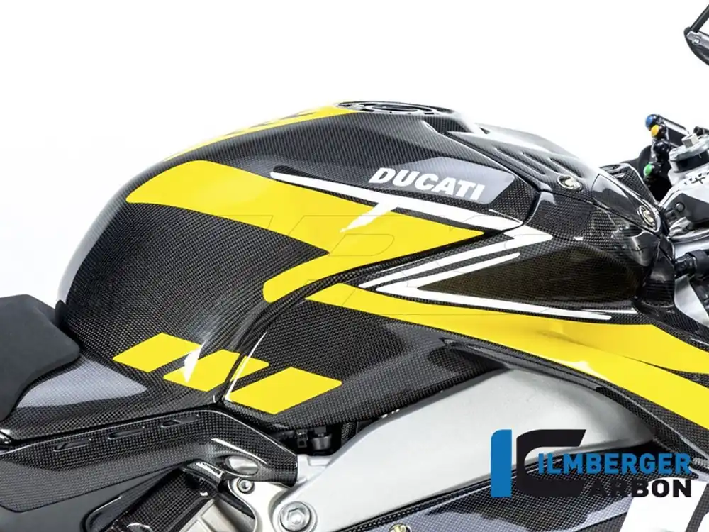 CARENA LATERALE RACING DX CARBONIO LUCIDO ILMBERGER DUCATI PANIGALE V4 R 19-22- Spedizione Espresso