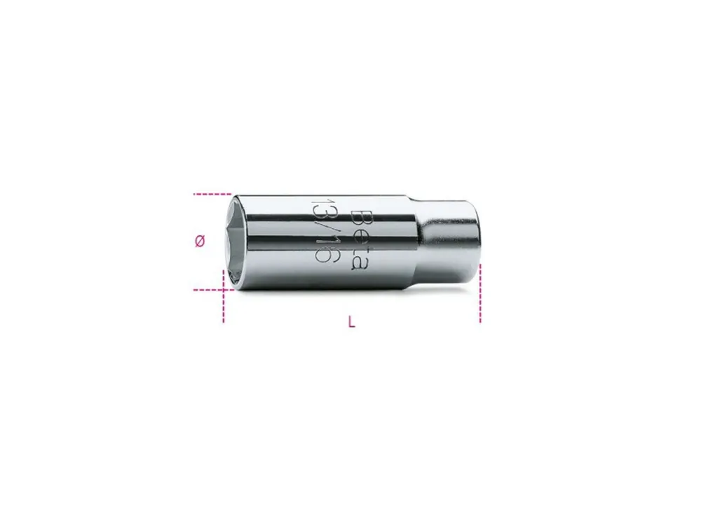 Ultimissimo Modello CHIAVE A BUSSOLA 16 BETA CON ATTACCO QUADRO FEMMINA 1/2" PER CANDELE ACCENSIONE-