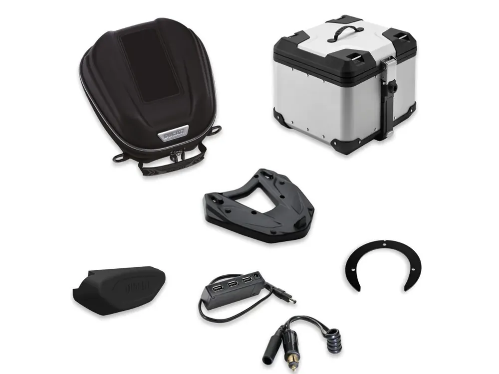 PACCHETTO ACCESSORI URBAN ALLUMINIO DUCATI PERFORMANCE DUCATI MULTISTRADA V4 / S / PIKES PEAK 2021-2024- Prezzo Conveniente