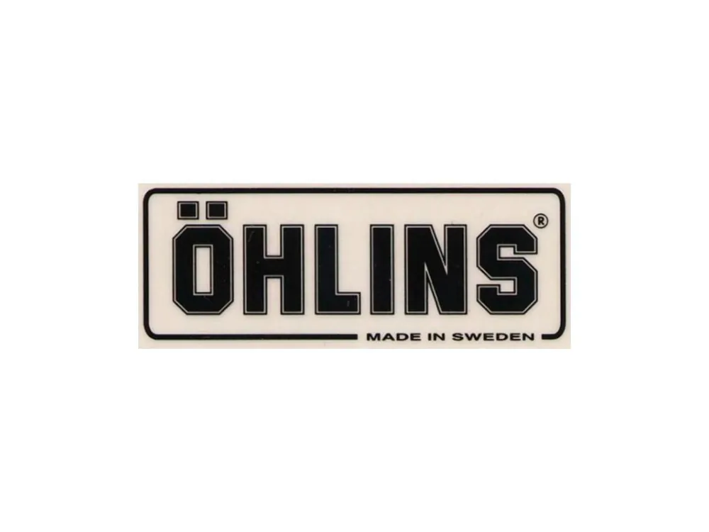 ADESIVO OHLINS NERO / TRASPARENTE 26X62 MM- Ordina Subito
