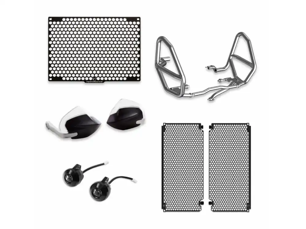 PACCHETTO ACCESSORI ENDURO DUCATI PERFORMANCE DUCATI MULTISTRADA V4 / S / RS 2021-2024- Prezzo Scontato