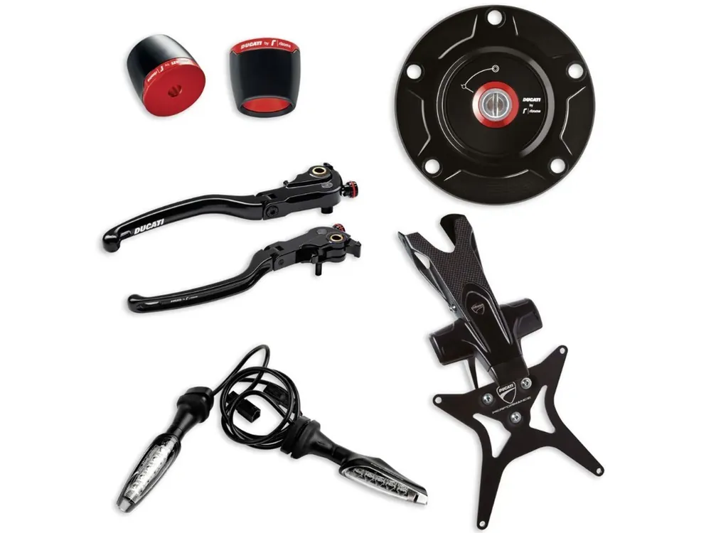PACCHETTO ACCESSORI SPORT DUCATI PERFORMANCE DUCATI PANIGALE V4 / S / R 2018-2023- Ordina Subito