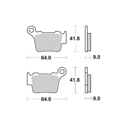791SI Offroad Sinter Brake Pads Ordina Subito
