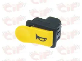 PULSANTE CLACSON GIALLO SCOOTER PIAGGIO-GILERA-APE - CIF - 9084-CX Soddisfatti O Rimborsati