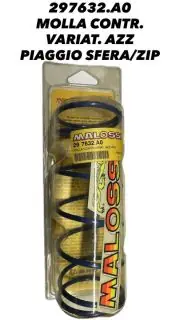 MOLLA CONTRASTO VARIATORE AZZURRA (Ø esterno 61,30x163 mm - Ø filo 4,0 mm - k 2,76) - MALOSSI 297632.A0 Spedizione Espresso