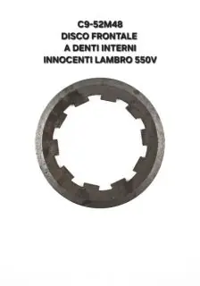 Disco frontale a denti interni frizione Surflex per Innocenti Lambro 550V (motocarro) - 52M48 Must-Have
