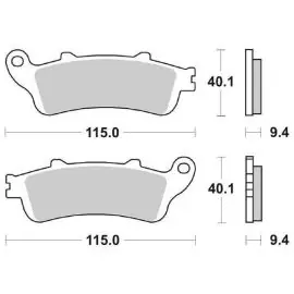 Promozione PASTIGLIA FRENO SBS 147MS