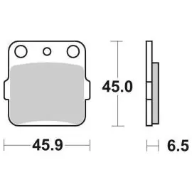 Offerta 6565840 - PASTIGLIE FRENO SBS 584 HF (ORGANICA)