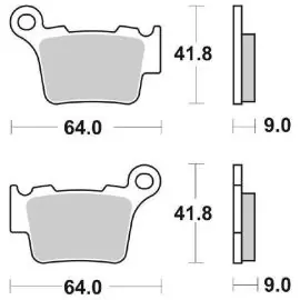 Affare 6567913 - PASTIGLIE FRENO RACING SBS 791 RSI (SINTERIZZATA)