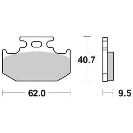 Prezzo Ridotto 6566483 - PASTIGLIE FRENO RACING SBS 648 RSI (SINTERIZZATA)