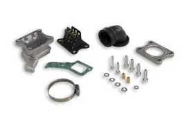 Ultime Pezzi COLLETTORE inclinato X360 lamellare al carter PHBH per Vespa PX - T5 125 cc - MALOSSI 2015896