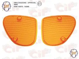 Offerta Speciale CP.PLASTICHE ANTERIORI ORIGINALI SIEM OMOLOGATE (DESTRO+SINISTRO) X INDICATORI DI DIREZIONE - CIF - 1838-OR