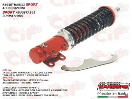 Occasione Imperdibile AMMORTIZZATORE ANTERIORE REGISTRABILE 3 POSIZIONI VERSIONE SPORT VESPA PK - CIF - 6325-RE