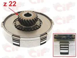 GRUPPO FRIZIONE COMPLETO MONTATO - VESPA P125X-P150X 1ª SR. - CIF - 5977 Miglior Prezzo