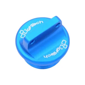 Saldi Lightech Tappo Carico Olio ergal per Kawasaki, colore Blu Cobalto