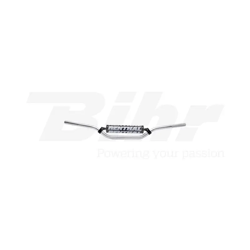 Spedizione Gratuita Manubrio Off Road Renthal motocross CR80-85 silver with black Paracolpi 717-01-SI-03-219