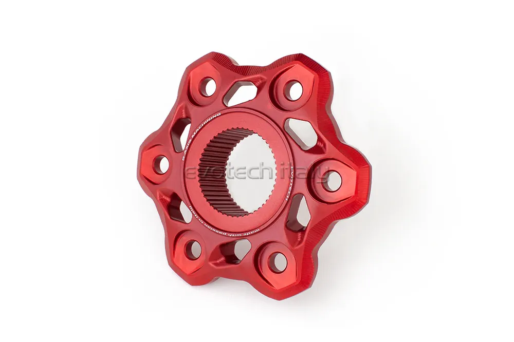 EVOTECH PORTACORONA DUCATI ROSSO FLANGIA MULTISTRADA 1200 6 FORI Prezzo Conveniente